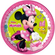 8 Assiettes Minnie Happy