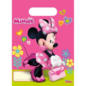 6 Pochettes  cadeaux Minnie Happy