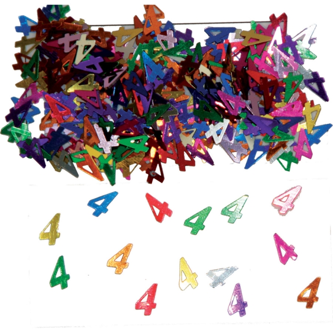 Confettis Multicolores 4 ans - 14 g 