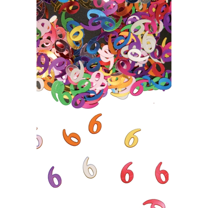 Confettis Multicolores 6 ans - 14 g 