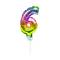 Cake Topper - Ballon Rainbow Chiffre 6 images:#0