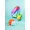 Ballon Géant Rainbow Chiffre 4 - 81 cm images:#1