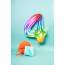 Ballon Gant Rainbow Chiffre 4 - 81 cm