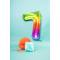 Ballon Géant Rainbow Chiffre 7 - 81 cm images:#1
