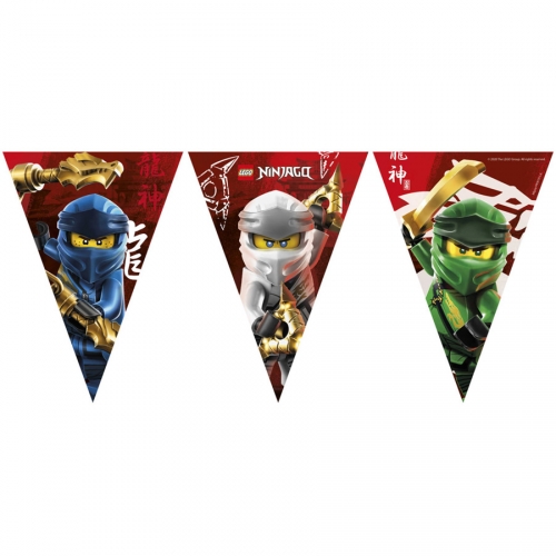 Guirlande Fanion Ninjago Pour L Anniversaire De Votre Enfant Annikids