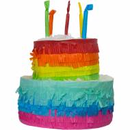 Pinata Gâteau Rainbow Happy Birthday (25 cm)