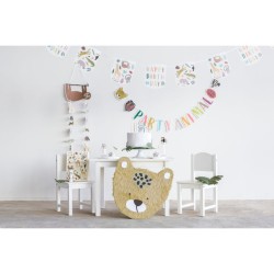 8 Assiettes Zoo Party. n°1