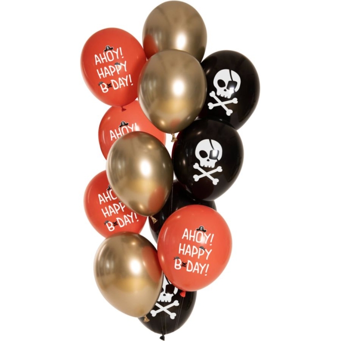 Bouquet 12 Ballons Pirate 