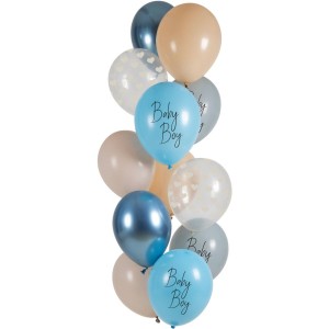 3 Ballons Noir Chromé Ø48cm pour l'anniversaire de votre enfant - Annikids