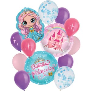 Set de 13 Ballons Princesse