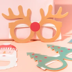 6 Lunettes Nol - Holly Jolly. n1