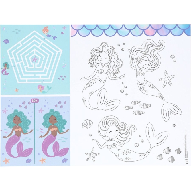 6 Sets de Table Activits - Mermaid Magic 