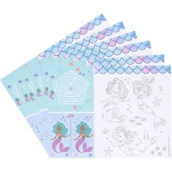 6 Sets de Table Activits - Mermaid Magic. n1