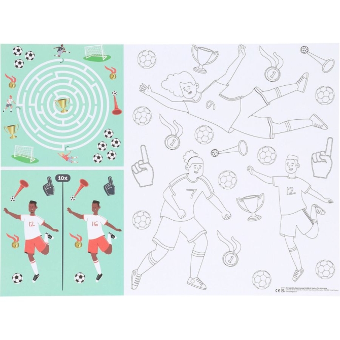 6 Sets de Table Activités - Foot Fantastic 