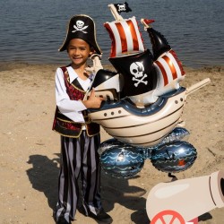 Ballon Aluminium Debout - Bateau de Pirate - 81 cm. n1