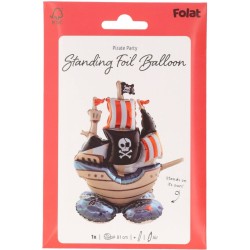 Ballon Aluminium Debout - Bateau de Pirate - 81 cm. n2