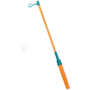 Bton de Lanterne LED  Orange & Bleu Sarcelle  40 cm