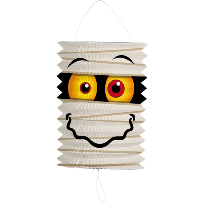 Lampion  Tirer Halloween  Momie  16 cm 
