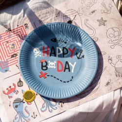 8 Assiettes Pirate Party. n�1