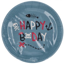 8 Assiettes Pirate Party. n�3