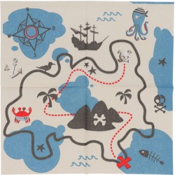 20 Serviettes Pirate Party. n�1