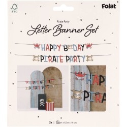 1 Guirlande Lettre Happy Birthday Pirate Party - 1, 5 m. n�4