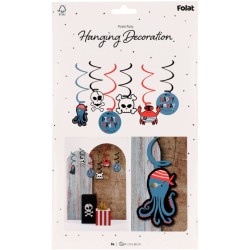 6 Guirlandes � Suspendre Pirate Party - 1, 5 m. n�1
