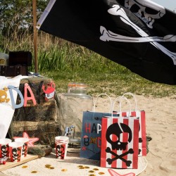 6 Sacs Cadeaux Pirate Party. n�3