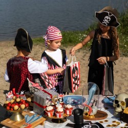 6 Sacs Cadeaux Pirate Party. n�4