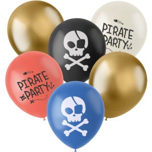 6 Ballons Pirate Party