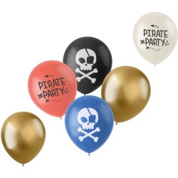 6 Ballons Pirate Party. n�1