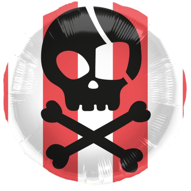 Ballon Aluminium à plat Pirate Party - Ø45 cm