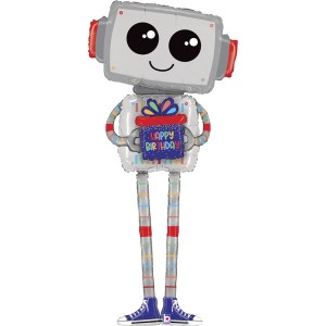Ballon Gant Robot Happy Birthday