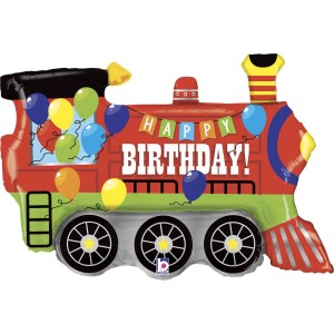 Ballon Gant Train Happy Birthday