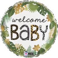 Ballon Joyeux Jungle Welcome Baby