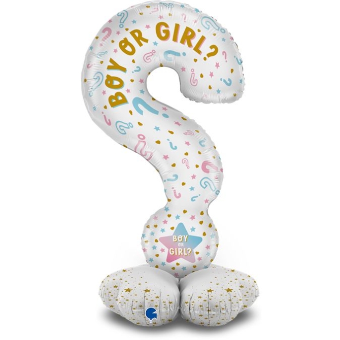 Ballon Gant Gender Reveal Girl or Boy 