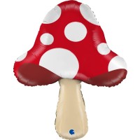 Ballon Aluminium Hlium Gant - Champignon 65 cm