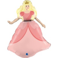 Ballon Aluminium Hlium Gant - Princesse 71 cm