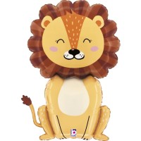 Ballon Aluminium Hlium Gant Jungle - Lion 79 cm