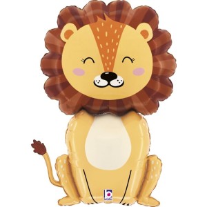 Ballon Aluminium Hlium Gant Jungle - Lion 79 cm