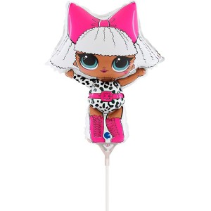 Ballon sur Tige Lol Surprise - Diva 32 cm