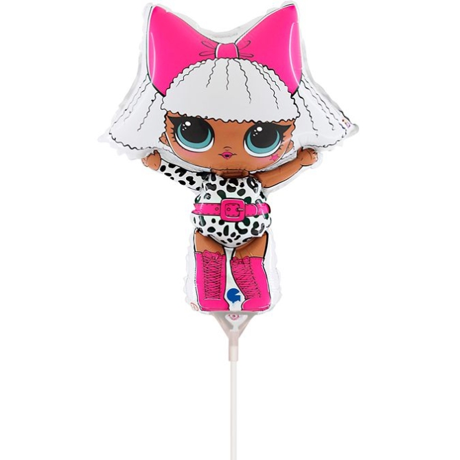 Ballon sur Tige Lol Surprise - Diva 32 cm 
