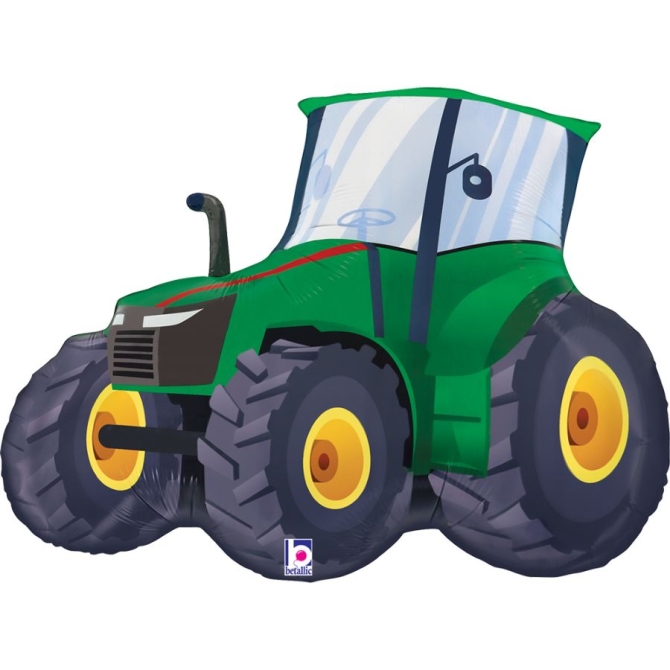 Ballon Aluminium Hlium Gant - Tracteur Agricole 70 cm 