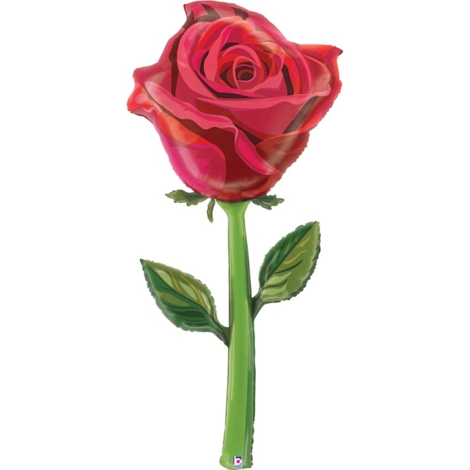 Ballon Aluminium Hlium Gant - Rose Satine 