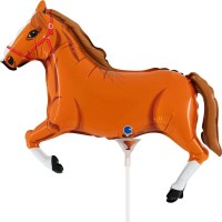 Ballon sur Tige Cheval - 36 cm