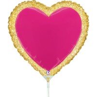 Ballon sur Tige Coeur - 26 cm