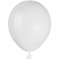 50 Ballons Blanc Mat Ø13cm