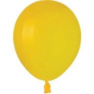50 Ballons Jaune Mat Ø13cm