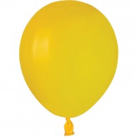 50 Ballons Jaune Mat 13cm
