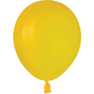 50 Ballons Jaune Mat Ø13cm